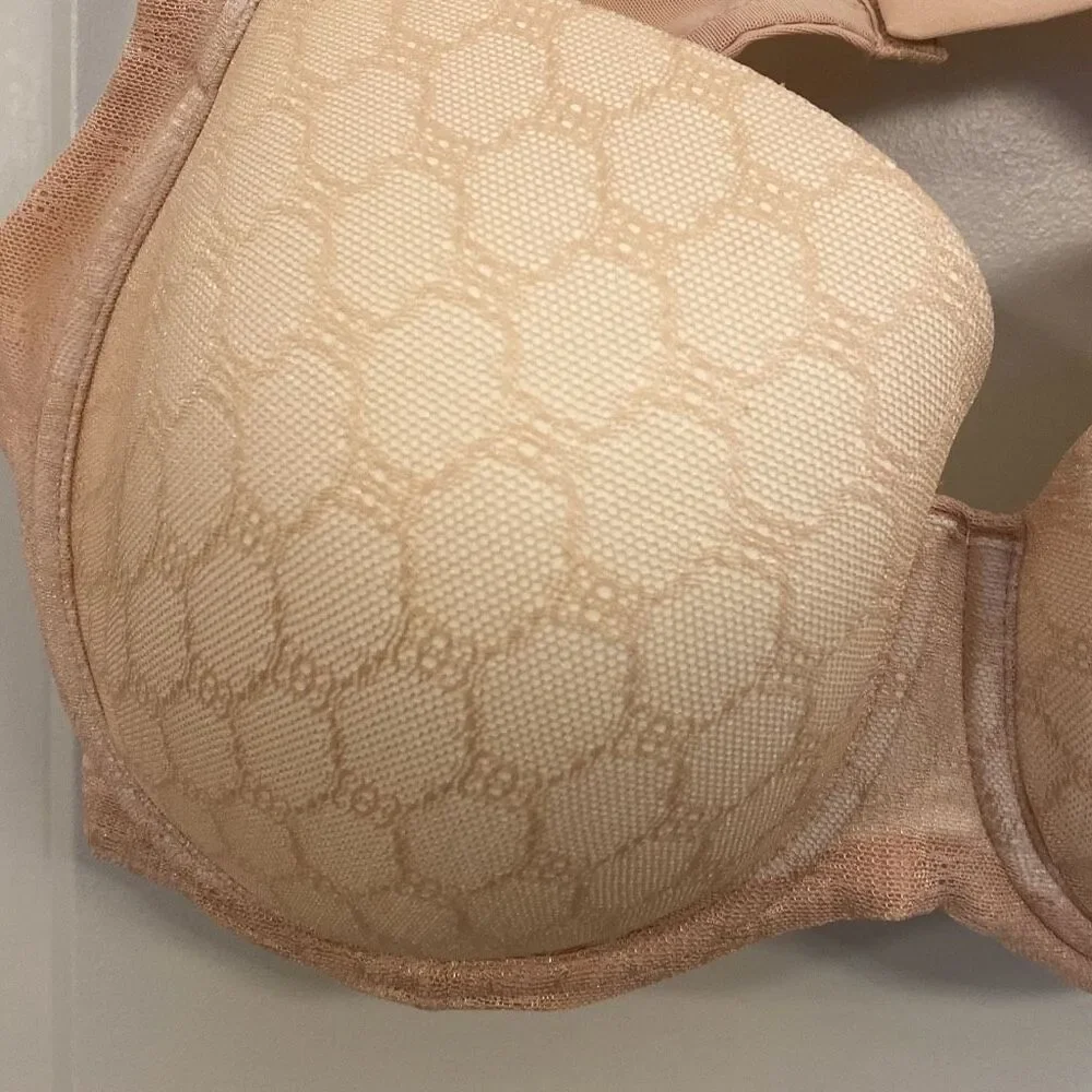 Soma bra stunning support Geo lace full coverage bra size 44D ￼